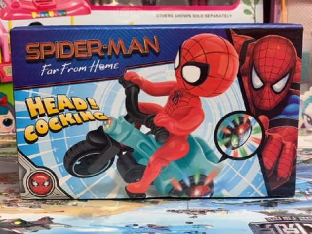 Đồ chơi siêu nhân người nhện đi xe máy - Spider man