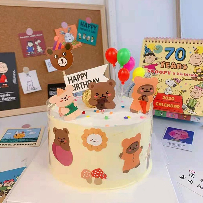 7/16 Pcs Que Cắm Trang Trí Bánh Sinh Nhật