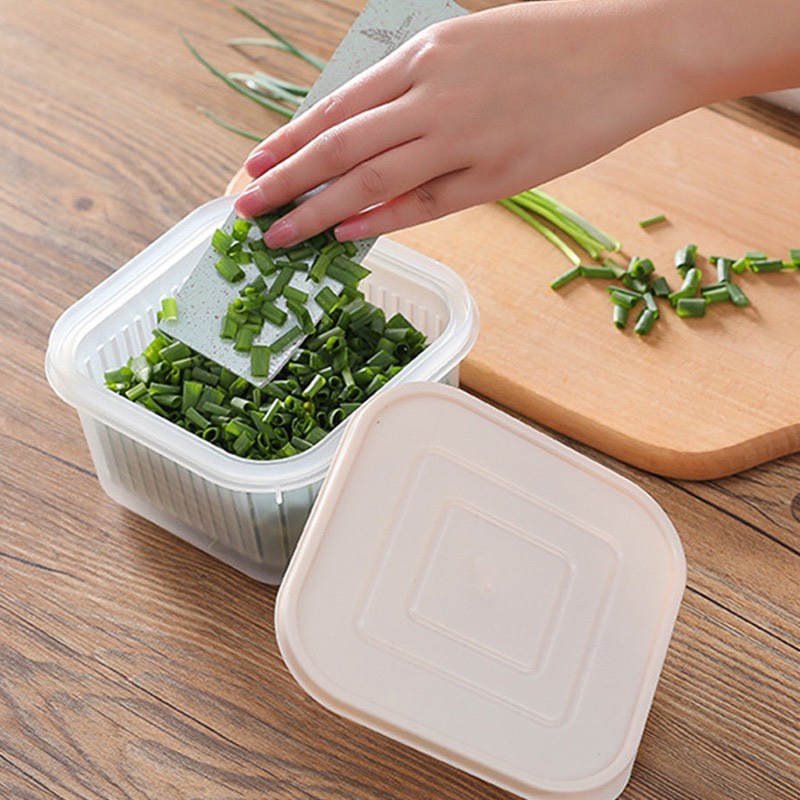 Hộp Bảo Quản Tách Nước Giúp Thực Phẩm Tươi Lâu