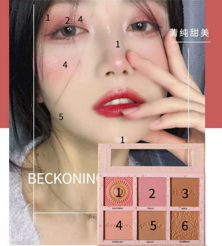 [Hàng mới về] Phấn má hồng Hudamoji tông màu tự nhiên chống nước lâu trôi | BigBuy360 - bigbuy360.vn