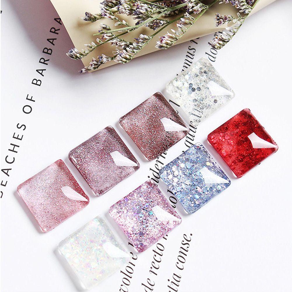 MOCHO Kệ Trưng Bày Móng Tay Giả Hình Oval / Vuông Bằng Acrylic Trong Suốt Siêu Bền