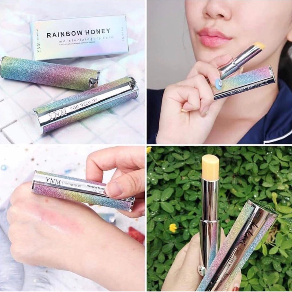 Son Dưỡng Đổi Màu YNM Rainbow Honey Lip Balm