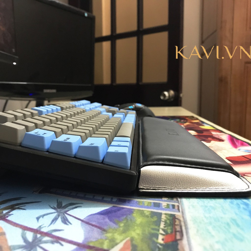Kê Tay Bàn Phím Kavi Bằng Da Cao Cấp (37 x 8 cm cho phím TKL) | BigBuy360 - bigbuy360.vn