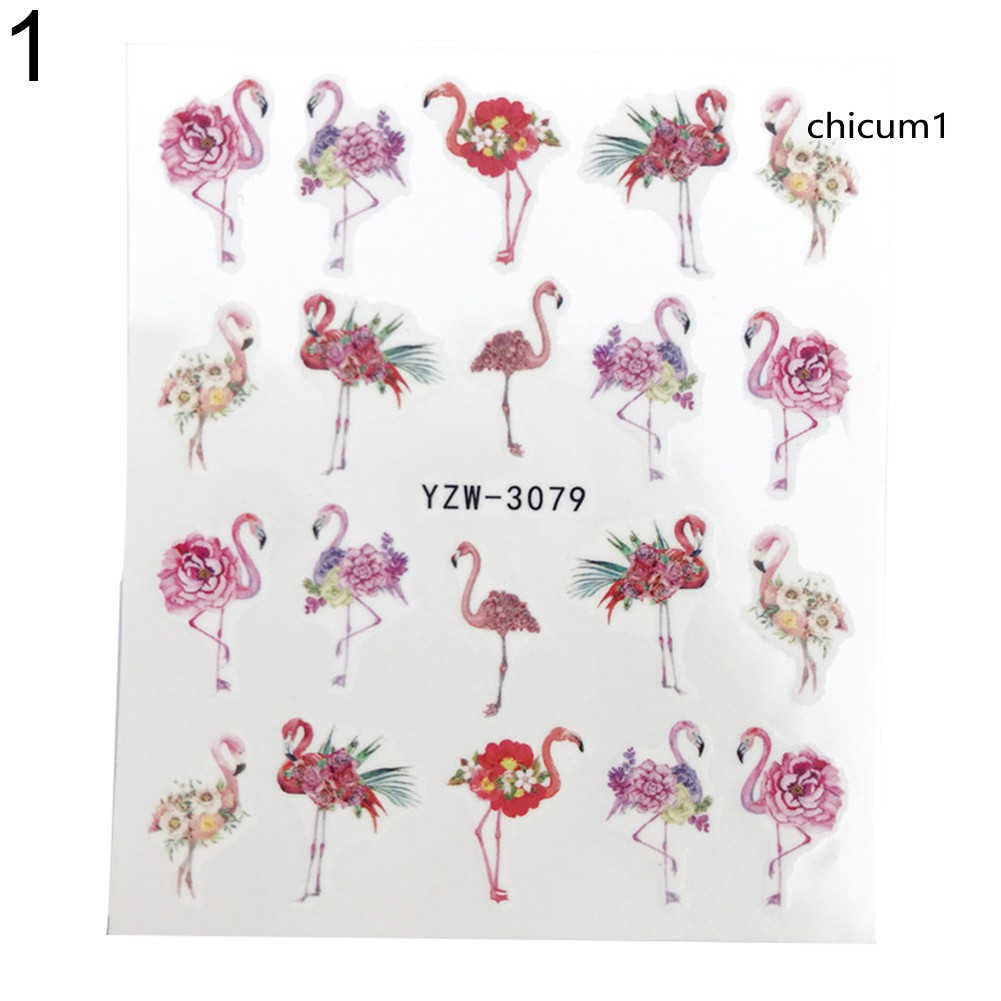 Miếng Dán Trang Trí Móng Hình Vòng Cổ Và Động Vật Thời Trang