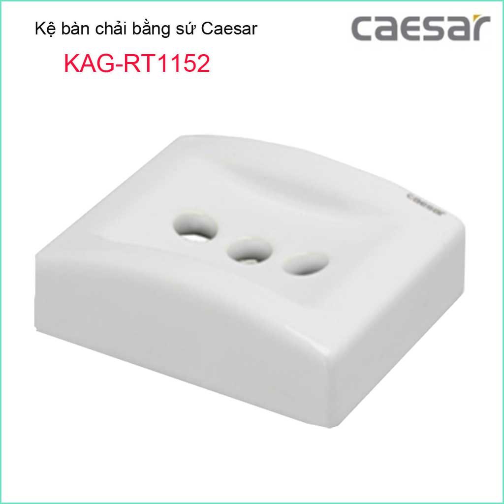 Kệ sứ phòng tắm, dĩa đựng ly Caesar KAG-RT1152