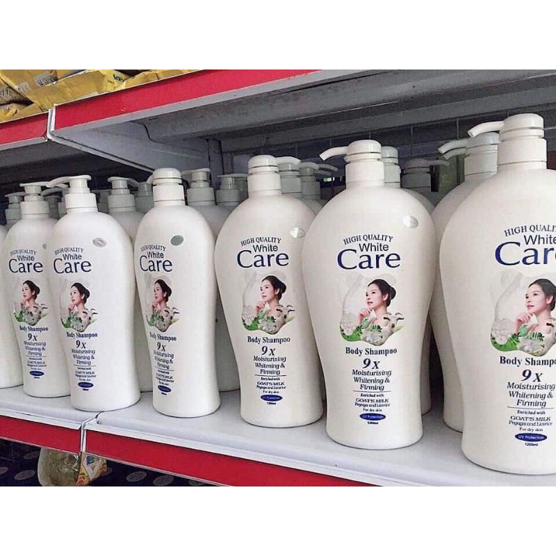Sữa tắm dê White Care trắng mịn 1200ml - Sữa tắm  chính hãng