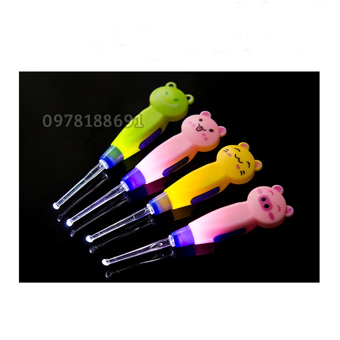 Đèn Soi Tai, Lấy Ráy Tai Có Đèn Kèm 3 Đầu Khác Nhau