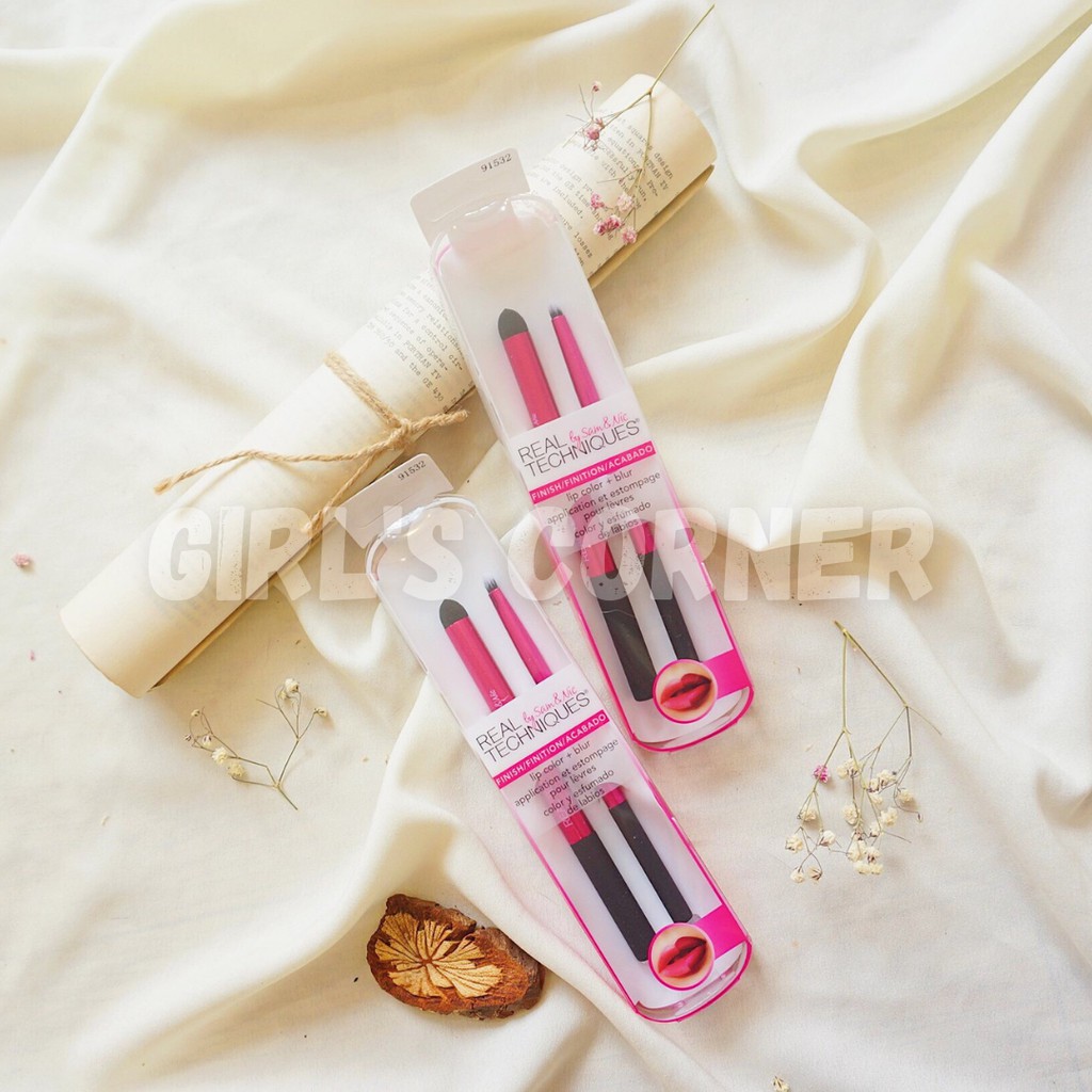Set cọ môi Real Techniques Lip Colour and Blur Brush