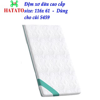 Đệm xơ dừa cho nôi em bé size R61 x D116 hatato