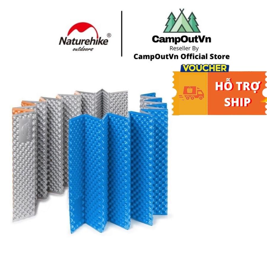 Naturehike nệm gấp camputvn naturehike PHIÊN BẢN MỚI xốp trứng dày hơn cắm trại dã ngoại leo núi chống nước A069
