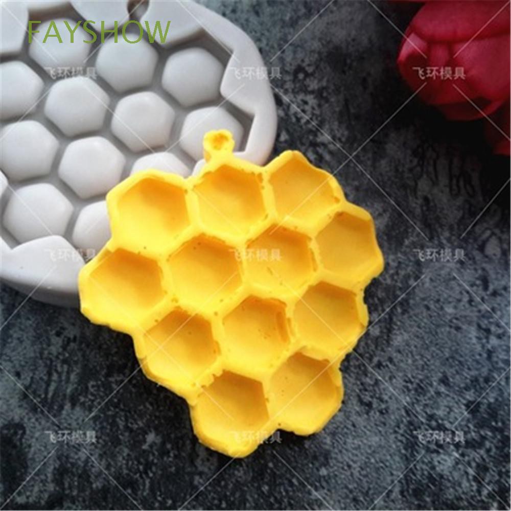 Khuôn silicon làm bánh đa năng tiện dụng hình rỗ tổ ong sáng tạo