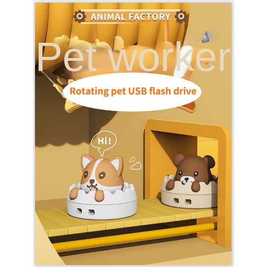 Usb 2.0 Dung Lượng 4GB 8GB 16GB 32GB 64GB 128GB Hình Hoạt Hình Sáng Tạo