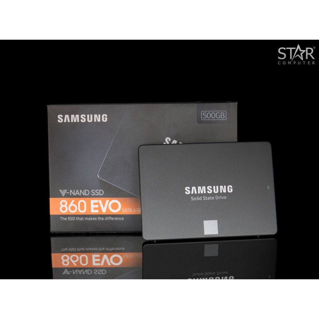 Ổ cứng SSD 500G Samsung 860 EVO Sata III 6Gb/s MLC (MZ-76E500B/EU) Chính Hãng