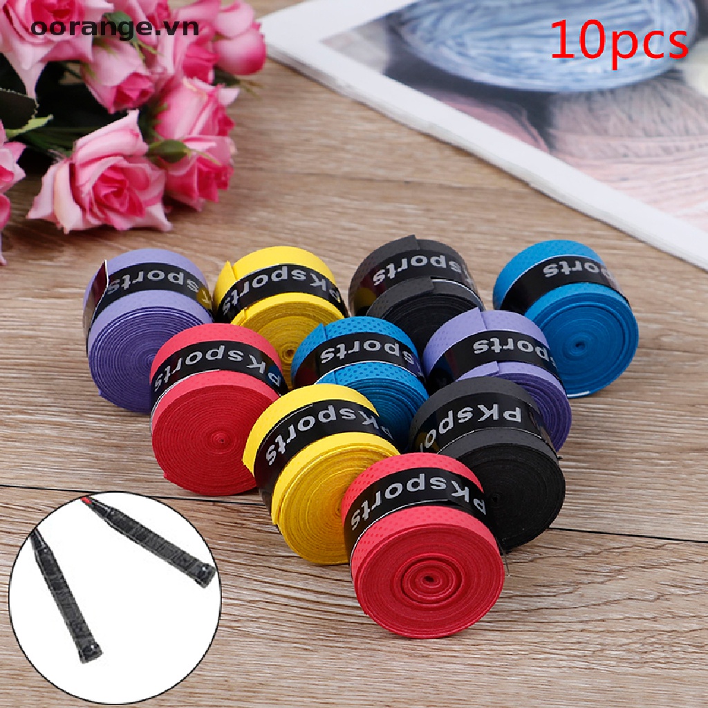 Bộ 10 Tay Cầm Vợt tennis Thấm Hút Mồ Hôi Chất Lượng Cao