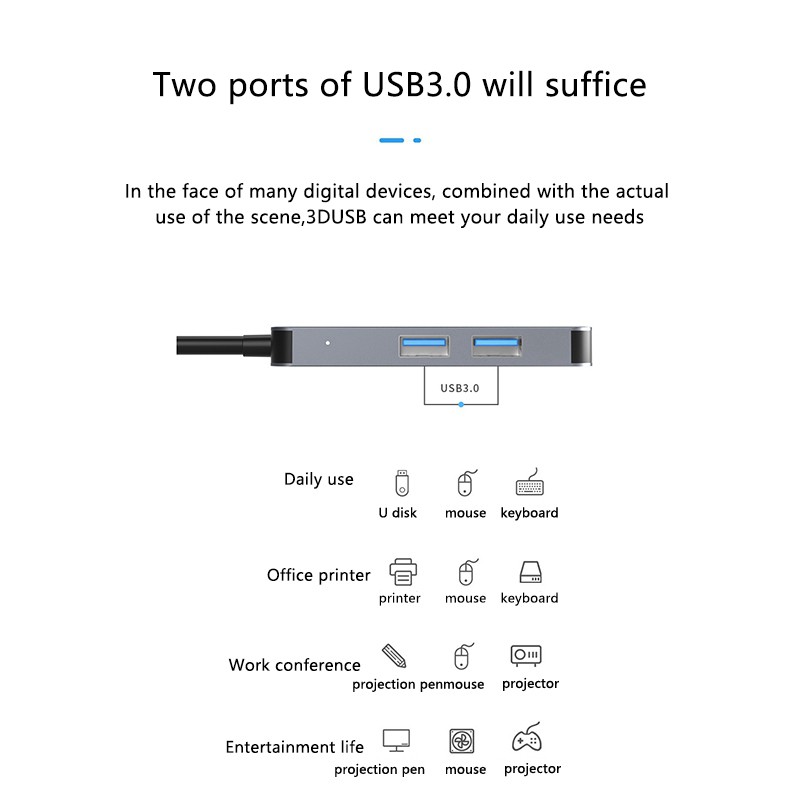 Đế Sạc Byl-2011N Type-C Usb 3.0x2 + Hdmi | BigBuy360 - bigbuy360.vn