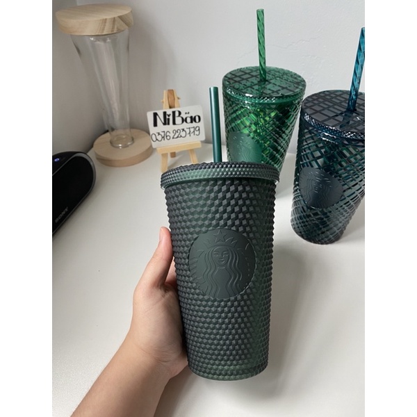 Ly Studded Dark Green Jelly Starbucks Usa 2022