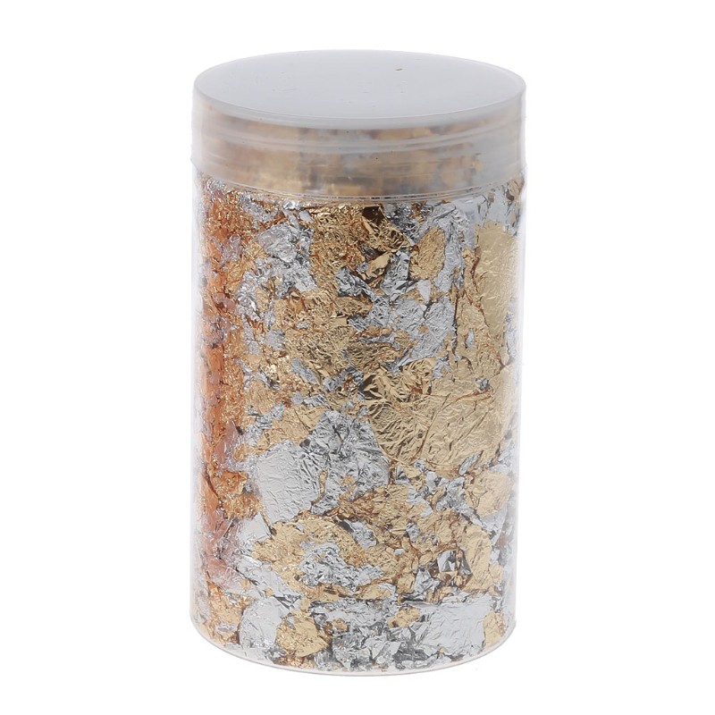 10g Miếng Dán Trang Trí Mạ Vàng / Bạc