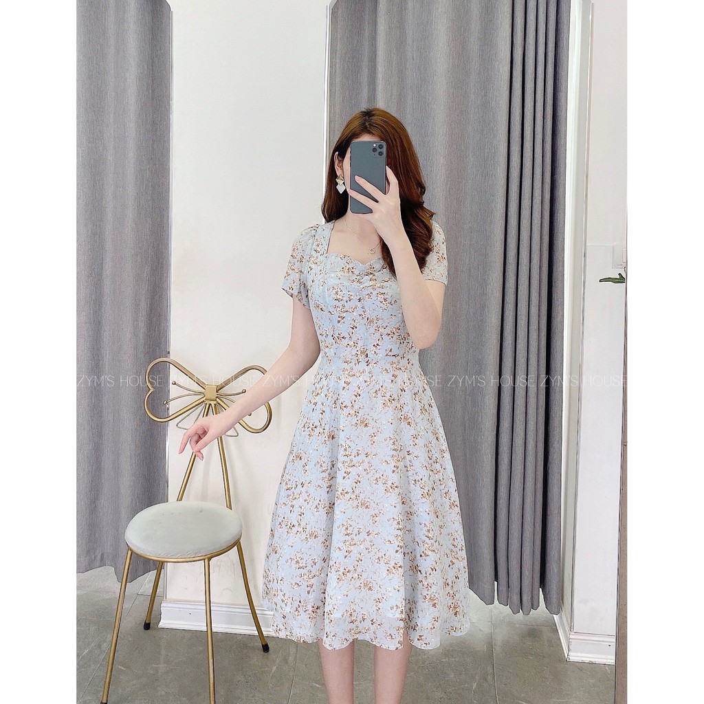 [Mã FAMALLT5 giảm 15% đơn 150k] Váy cổ v chun Zym’s House - LT17 | BigBuy360 - bigbuy360.vn