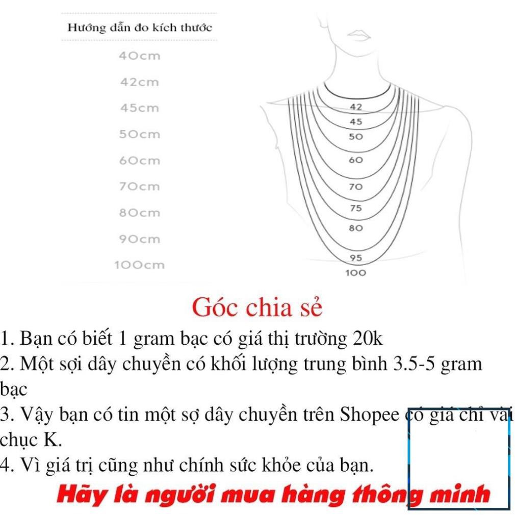 (BẠC CHUẨN) DÂY CHUYỀN BẠC Ý 925 CHO NỮ MẶT TRÁI TIM PHỤ KIỆN TRANG SỨC CAO CẤP NO.93 VÒNG CỔ NỮ ĐẸP SPT