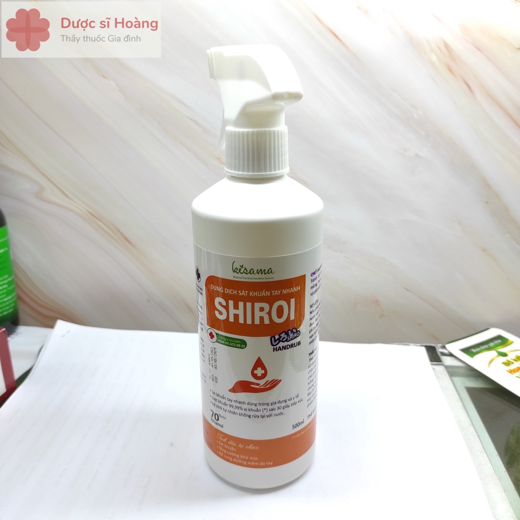 Dung Dịch Sát Khuẩn Tay Nhanh Shiroi - 500ml