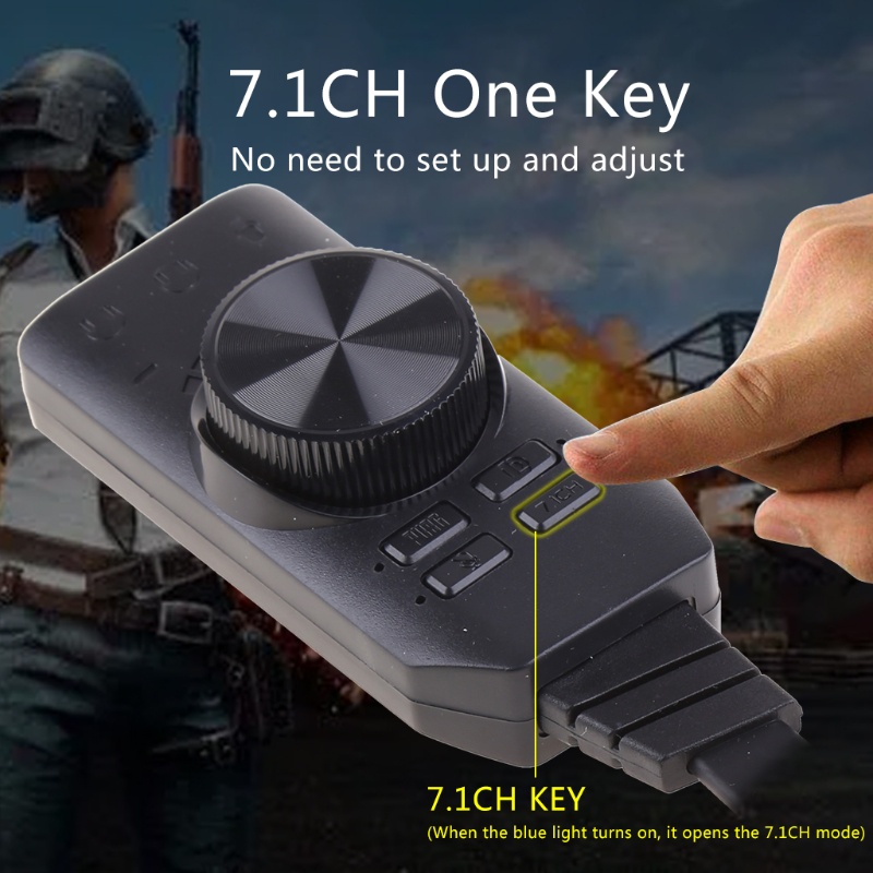 Thẻ Âm Thanh Ảo USB 7.1 Kênh 7.1 Với Tai Nghe 3.5mm Cho Máy Tính Để Bàn