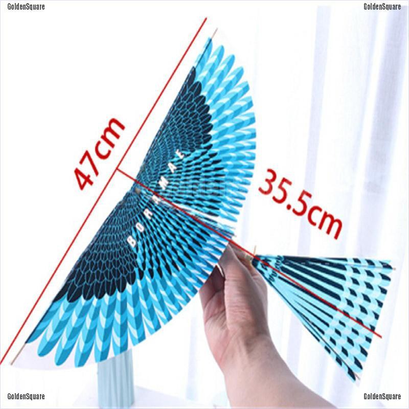 Đồ chơi con diều hình chú chim handmade lắp ráp khoa học dải cao su nguồn làm quà tặng cho bé