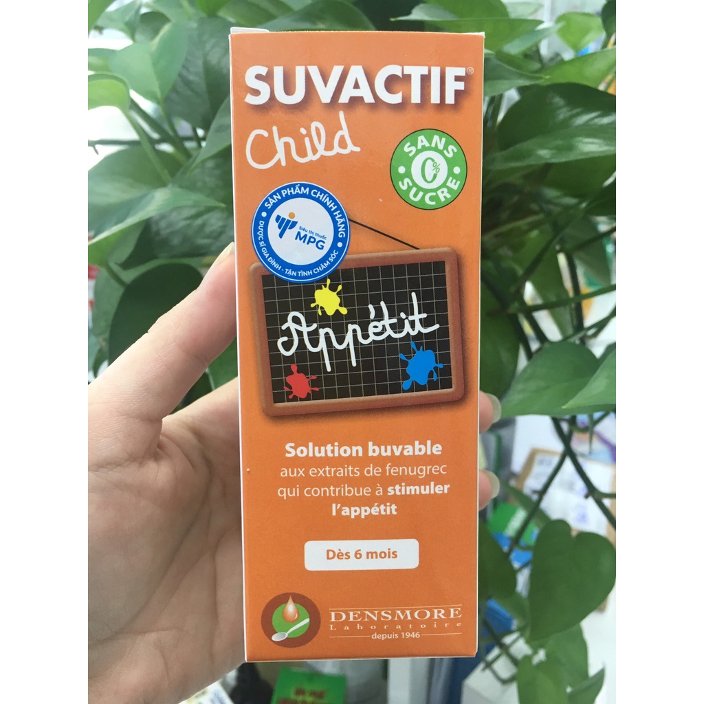 Siro ăn ngon Suvactif Child Appetit –  Hỗ trợ bé ăn ngon miệng, tăng cân tự nhiên