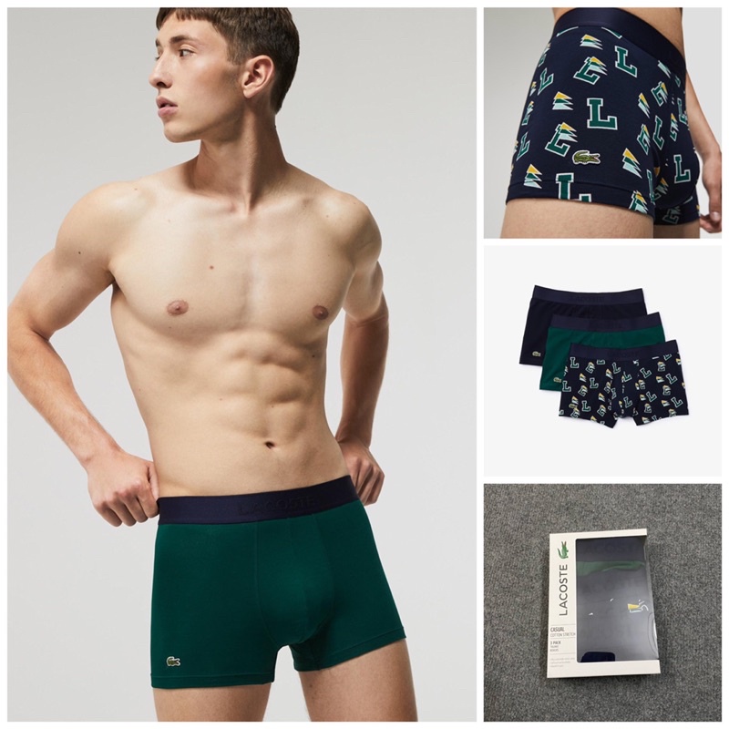 Pack 3 Chiếc Quần Sịp Lacoste Chính Hãng