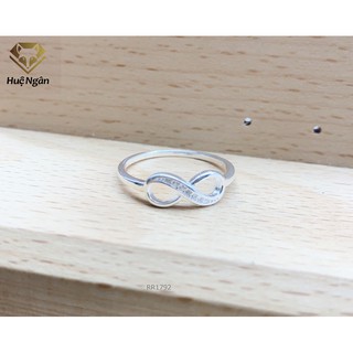 Nhẫn bạc Ý 925 Bạc xinh Huệ Ngân - Vô Cực RR1792