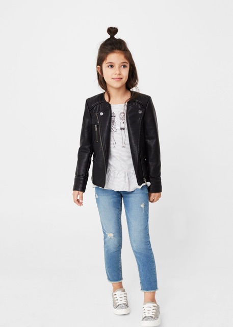 Quần jeans mango bé gái