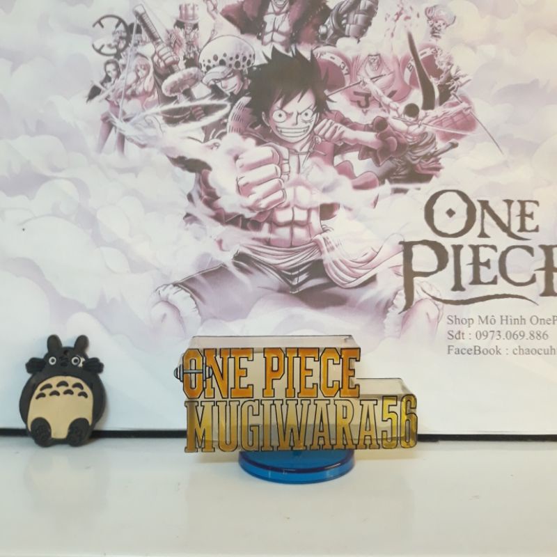 Mô Hình Chính Hãng WCF  Bảng Chữ Mugiwara 56 OnePiece