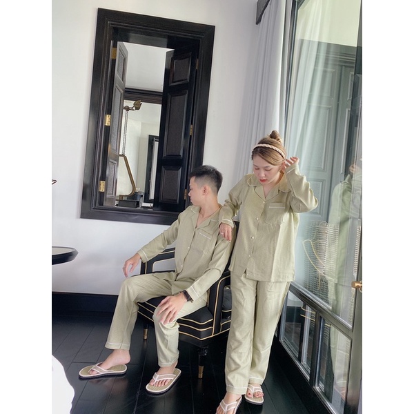ĐỒ BỘ PIJAMA ĂN CHƠI CHO NAM và Bộ mặc nhà dài tay cho đàn ông bảnh chất dạ