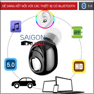 Tai nghe Bluetooth 5.0 mini nhét tai, không dây , Mini Wireless bluetooth