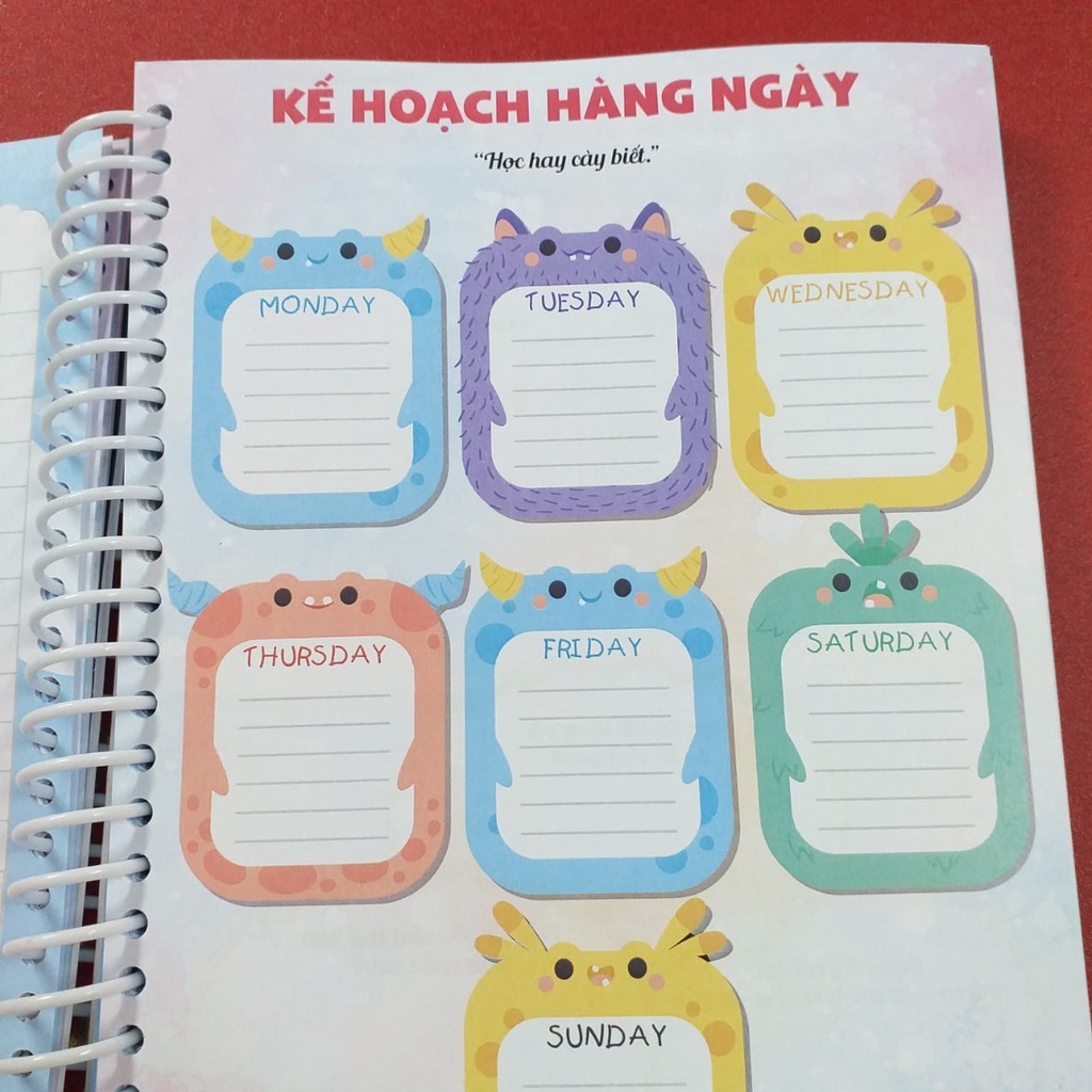Sổ tay Planner Kids - Sổ tay lập kế hoạch học tập