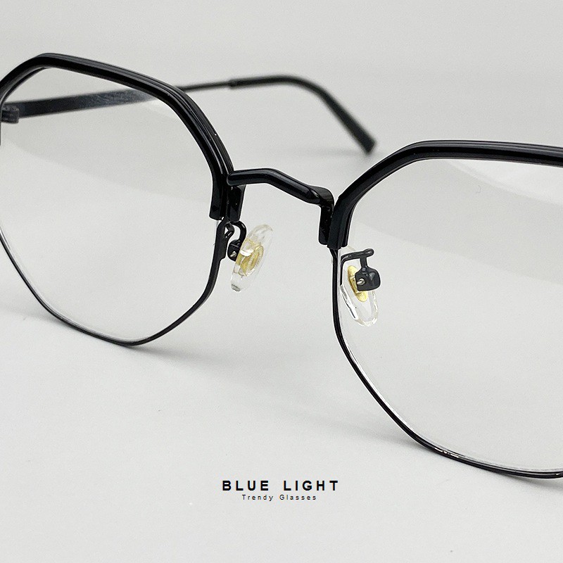 Kính Giả Cận Chống Ánh Sáng Xanh, Gọng Kính Cận Nam Nữ Mắt Vuông Lục Giác Không Độ Hàn Quốc - BLUE LIGHT SHOP | BigBuy360 - bigbuy360.vn