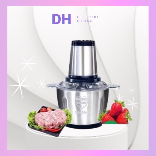 Máy xay thịt cầm tay Cối xay đa Inox  lưỡi với công suất lớn DH Oficial Store