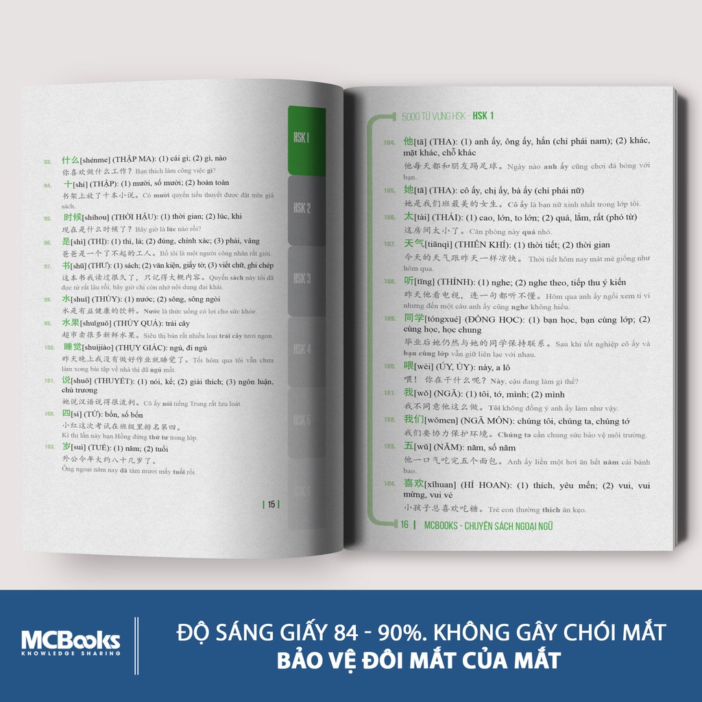 Sách 5000 Từ Vựng Tiếng Trung Bỏ Túi Bí Kip Chinh Phục Từ Vựng Kỳ Thi HSK