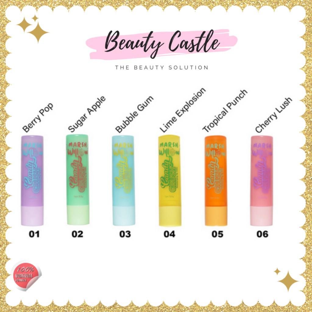 (hàng Mới Về) Son Môi Marshwillow Dưỡng Ẩm 3.5ml By Natasha Wilona