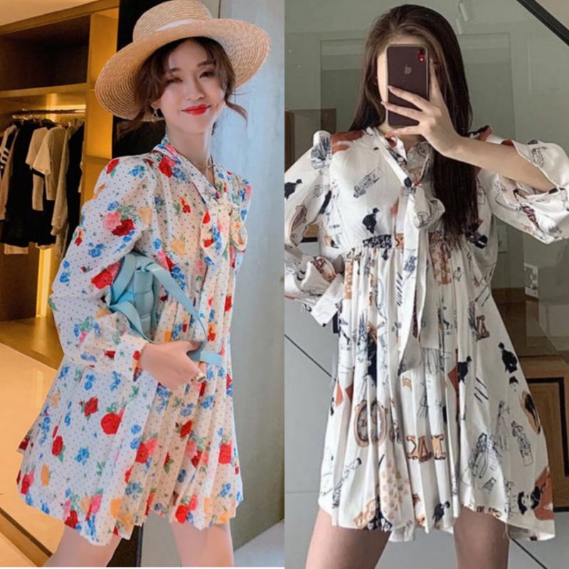 Đầm maxi Hoa Hàng Nhập Khẩu Hàn Quốc / Đầm maxi bangkok maxy Nhập Khẩu Hàn Quốc
