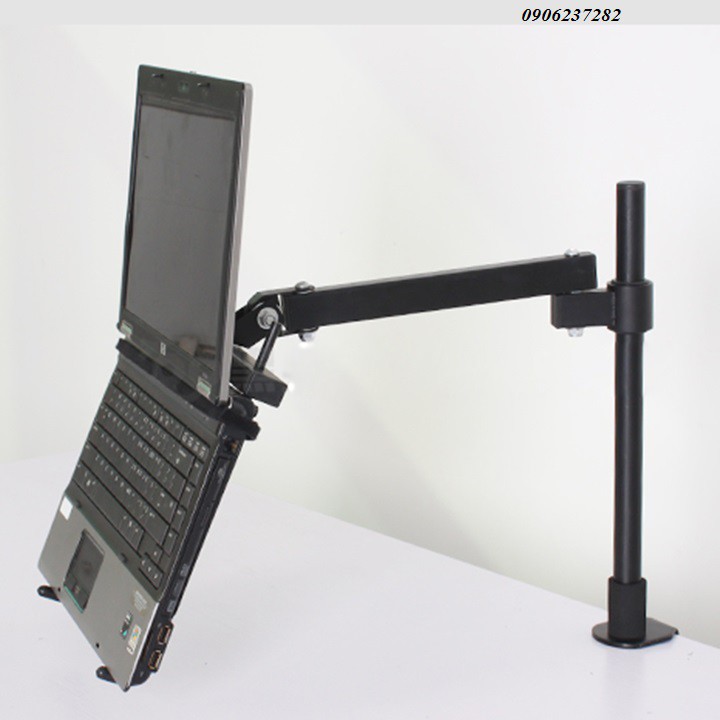 Giá đỡ laptop kẹp bàn chống mỏi 2khúc 600mm-RE0371