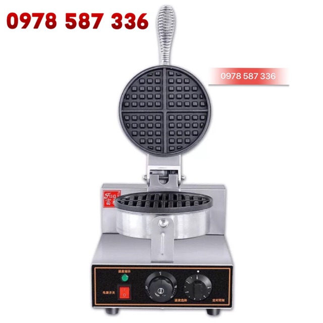 [Mã ELHADEV giảm 4% đơn 300K] Máy làm bánh waffle, bánh tàn ong công nghiệp