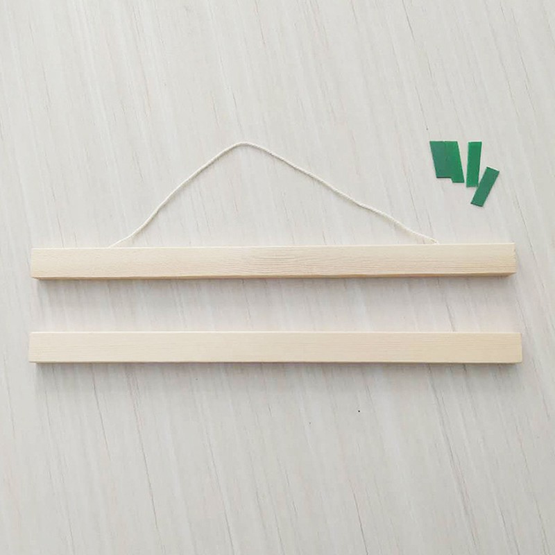 Thanh gỗ giữ thảm treo trang trí 30cm/ 40cm
