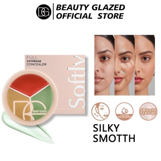 Bảng kem che khuyết điểm beauty glazed che phủ quầng thâm kháng nước lâu trôi