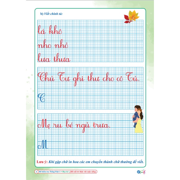 Sách - Đề Kiểm Tra dành cho học sinh lớp 1 - Toán và Tiếng Việt kết nối - kì 1 (2 quyển)