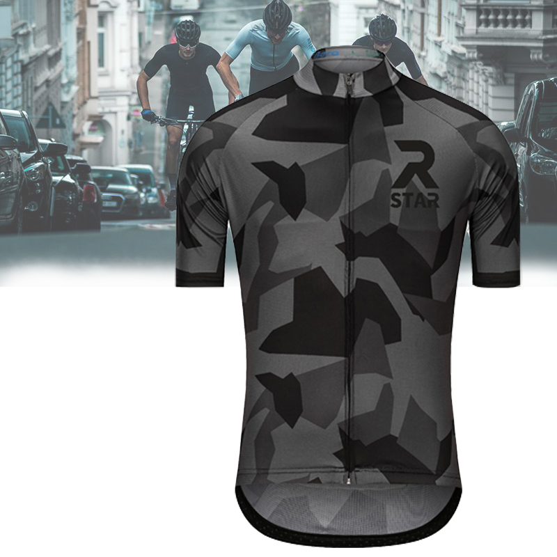 Áo thun đua xe đạp ngắn tay mau khô thiết kế cho nam