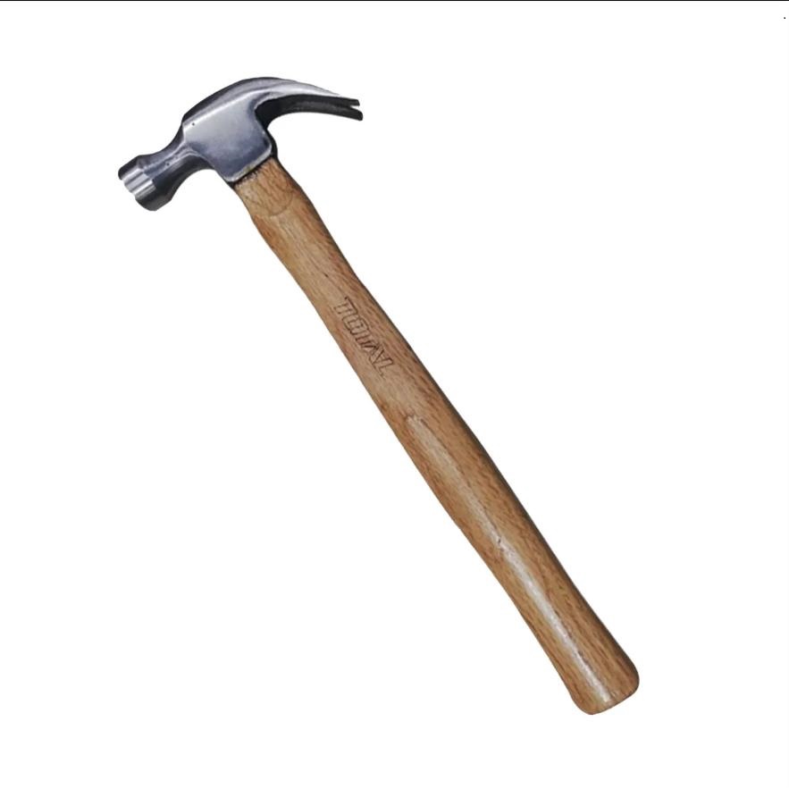 Búa nhổ đinh cán gỗ 220g Total THTW7308