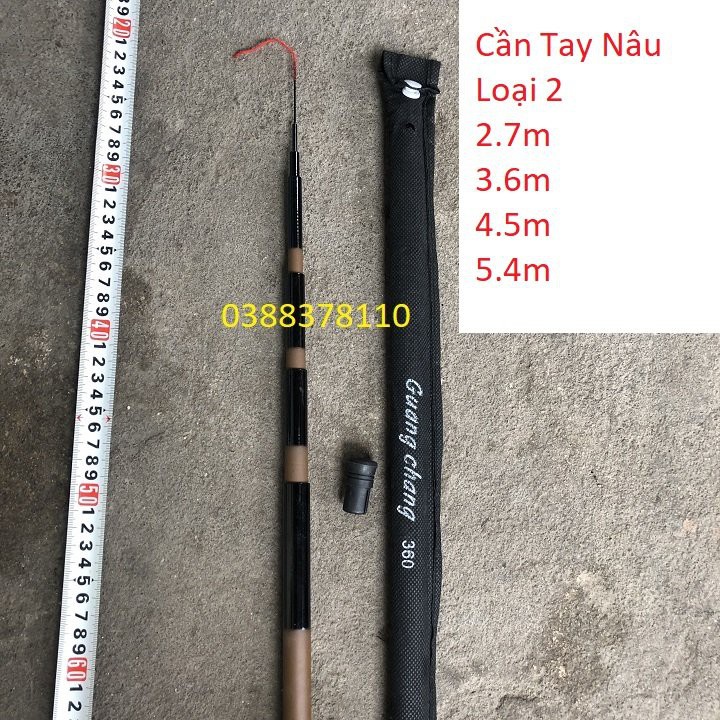 Cần Câu Tay 3H Trúc Nâu Cao Cấp - CT 13