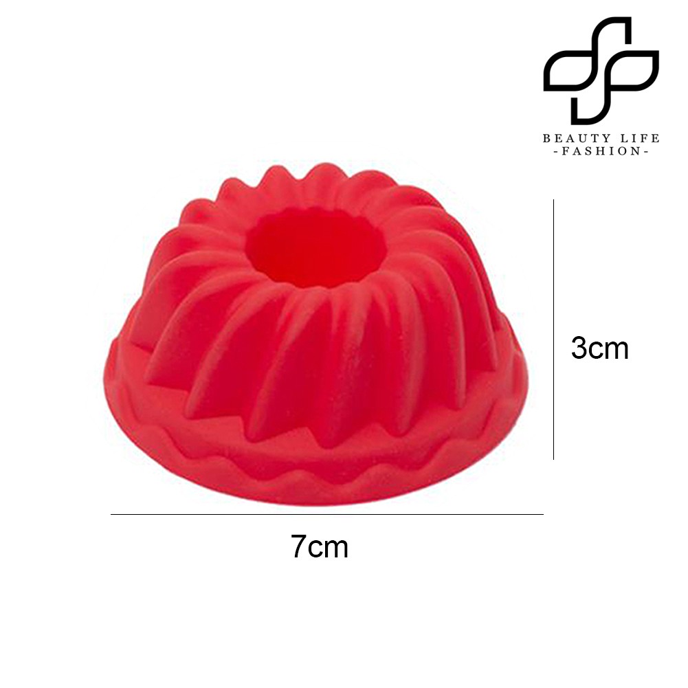 Set 2 Khuôn Silicon Làm Bánh Tạo Hình Xoắn Ốc Sáng Tạo