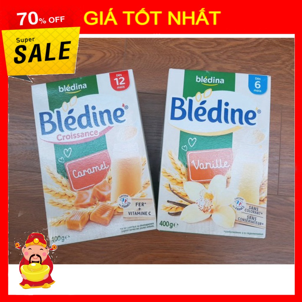 [ GIÁ TỐT NHẤT ]  Bột pha sữa Bledina vị vani 400g [ HÀNG CHÍNH HÃNG ]