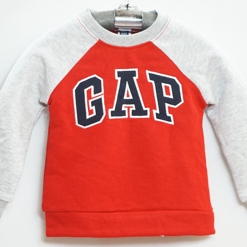 Bộ thun da cá dài tay thêu chữ Gap cá tính